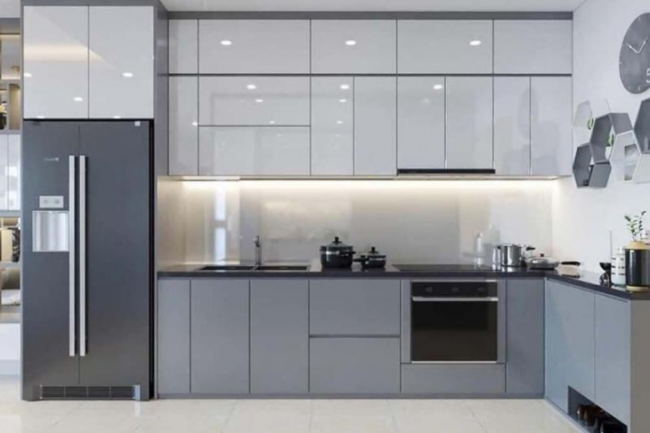 Tham khảo giá tủ bếp nhựa vân gỗ trên thị trường hiện nay